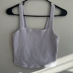 American Eagle Ribbed Crop Tank